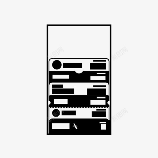钱包优惠券通行证图标svg_新图网 https://ixintu.com 优惠券 存折 票证 移动 线框 通行证 钱包