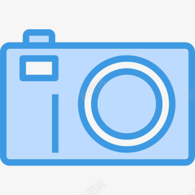 照相机照片和视频10蓝色图标图标