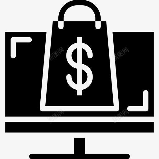 购物袋电子商务105填充图标svg_新图网 https://ixintu.com 填充 电子商务105 购物袋