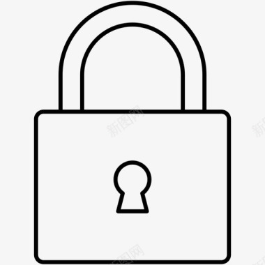 锁挂锁私人图标图标