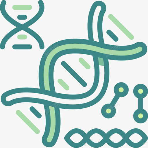 Dna医学137双音图标svg_新图网 https://ixintu.com Dna 医学137 双音