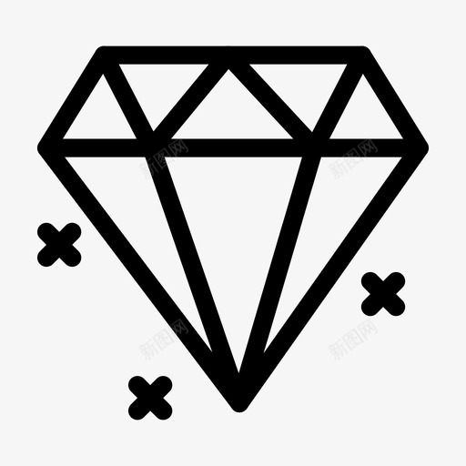 钻石珠宝网络界面2月系列图标svg_新图网 https://ixintu.com 2月 珠宝 界面 系列 网络 钻石