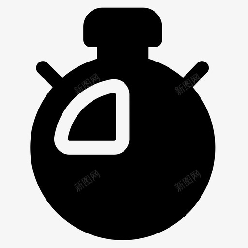 计时器速度表时间4已填充图标svg_新图网 https://ixintu.com 填充 度表 时间 计时器 速度
