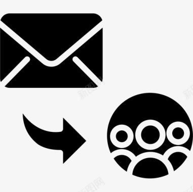 电子邮件邮件33字形图标图标
