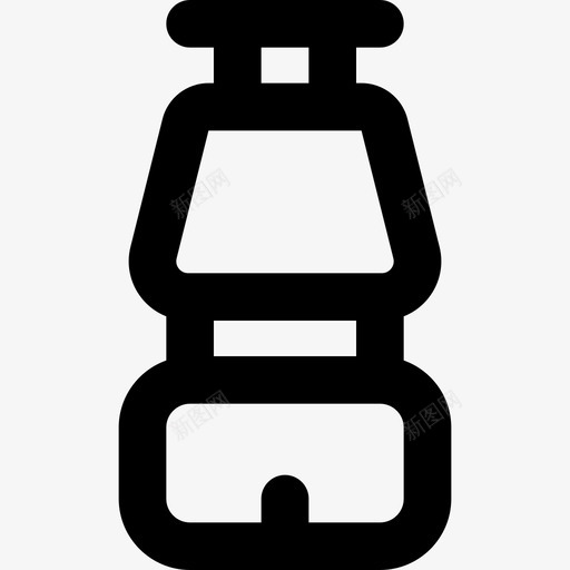 塑料瓶生态121线性图标svg_新图网 https://ixintu.com 塑料瓶 生态121 线性