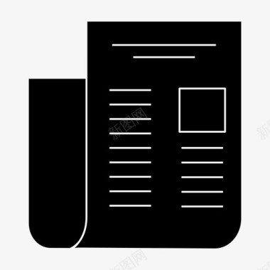 简历日记新闻图标图标