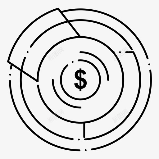 余额预算图表图标svg_新图网 https://ixintu.com feb web 余额 图表 界面 财务 集合 预算