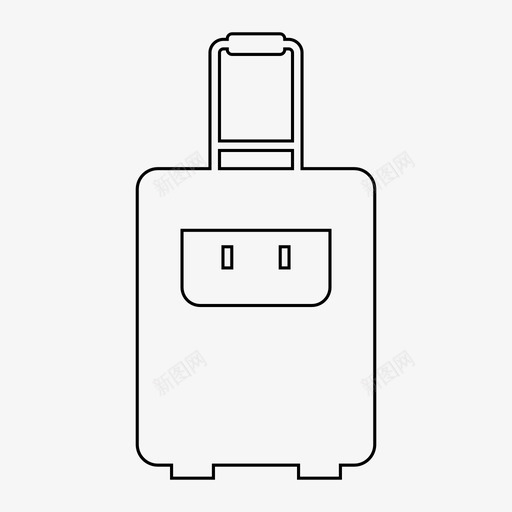 采购产品行李袋子旅行图标svg_新图网 https://ixintu.com 手推车包 旅行 旅行袋 衣服和配件 袋子 采购产品行李