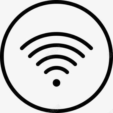 Wifi信号接口67线性图标图标