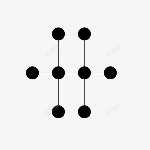 几何化学点图标svg_新图网 https://ixintu.com 几何 化学 图案