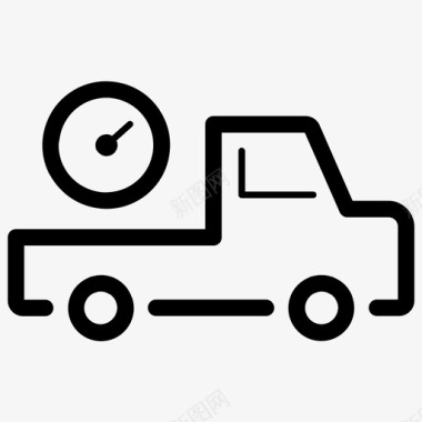 送货时间送货取货图标图标