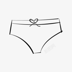 男式短裤游泳服装海滩手绘图标高清图片