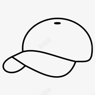 帽子服装棒球图标图标