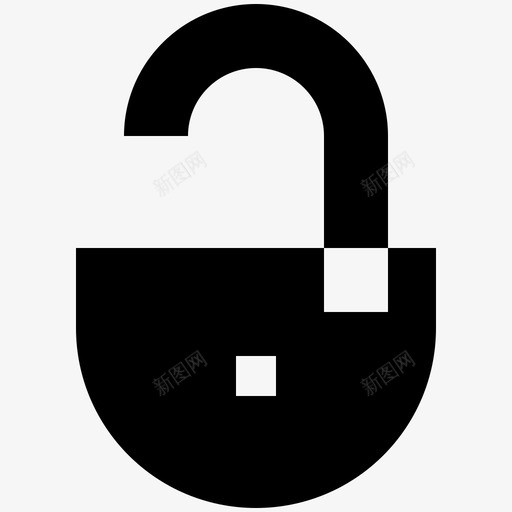 锁定打开锁定密码图标svg_新图网 https://ixintu.com 保护 安全 密码 锁定 锁定打开