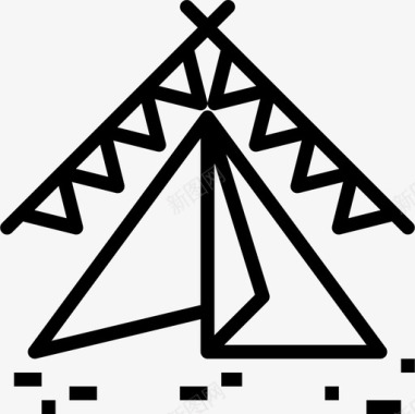 露营音乐节31直系图标图标