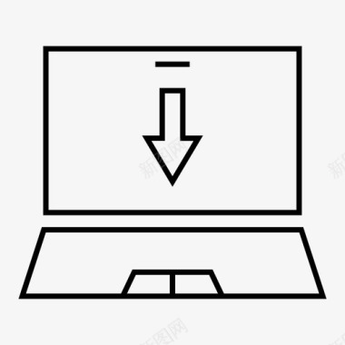 笔记本电脑保存图标图标