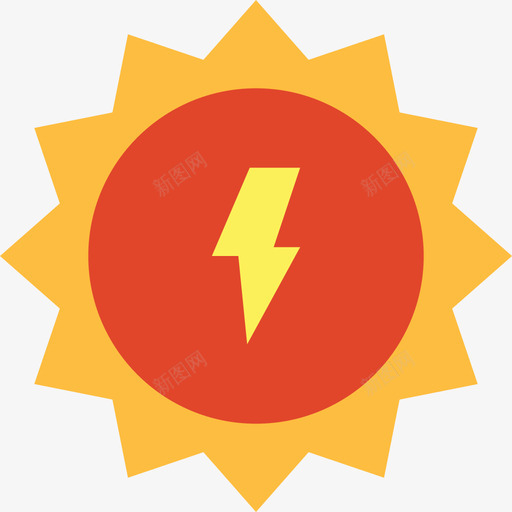 太阳能量20平坦图标svg_新图网 https://ixintu.com 太阳 平坦 能量