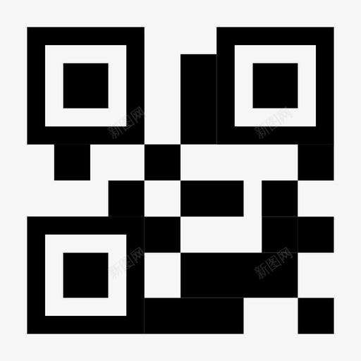 二维码条形码读卡器图标svg_新图网 https://ixintu.com 二维码 扫描 条形码 读卡器