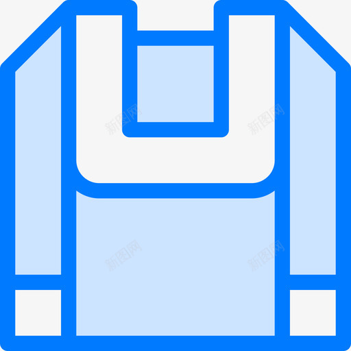衬衫瑞士2蓝色图标svg_新图网 https://ixintu.com 瑞士 蓝色 衬衫