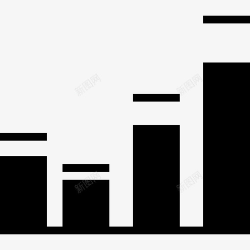 图表条形图优化图标svg_新图网 https://ixintu.com 优化 图表 搜索引擎优化 搜索引擎优化黑填充1 条形图 统计