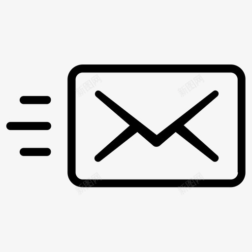 发送电子邮件信封信件图标svg_新图网 https://ixintu.com 信件 信封 发送电子邮件