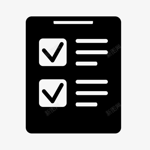 检查表报告剪贴板报告数据图标svg_新图网 https://ixintu.com 剪贴板 报告 数据 检查表