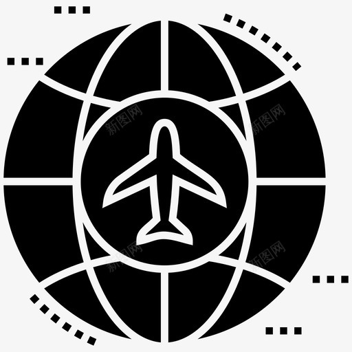 世界旅行航空旅行环球旅行图标svg_新图网 https://ixintu.com 世界 图标 字形 旅行 环球 航空 航空运输
