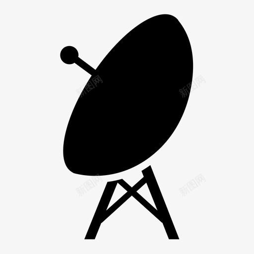 卫星天线无线电无线电接收图标svg_新图网 https://ixintu.com 卫星 天线 接收 无线电 无线电通信