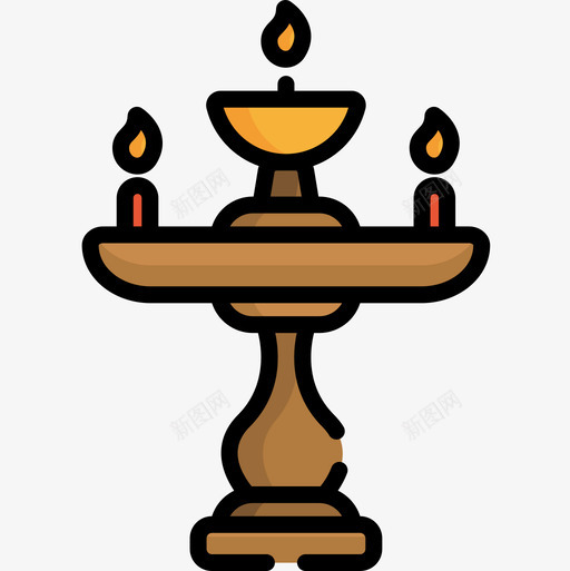 蜡烛对话框2线颜色图标svg_新图网 https://ixintu.com 对话框2 线颜色 蜡烛