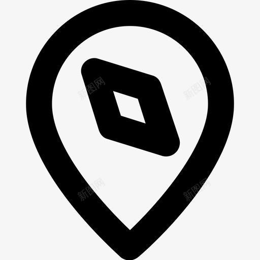 gps指南针定位器图标svg_新图网 https://ixintu.com gps 图标 地图 定位器 平滑 指南针 材料 线图 金融 银行