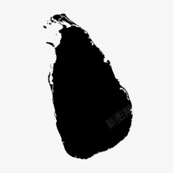 斯里兰卡地图斯里兰卡地图亚洲岛屿图标高清图片