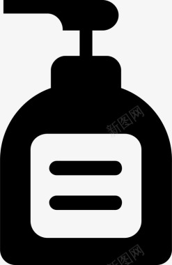 瓶子洗发水图标图标