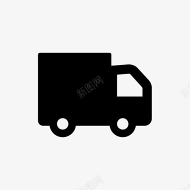 送货送货卡车车辆图标图标