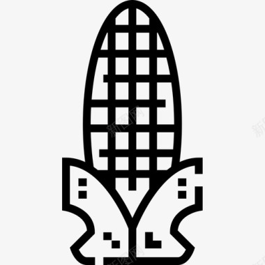 感恩节玉米图标图标