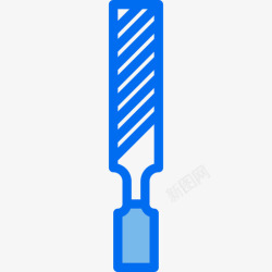 蓝色锉刀锉刀41号工具蓝色图标高清图片