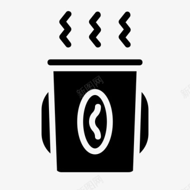 咖啡卡布奇诺浓缩咖啡图标图标
