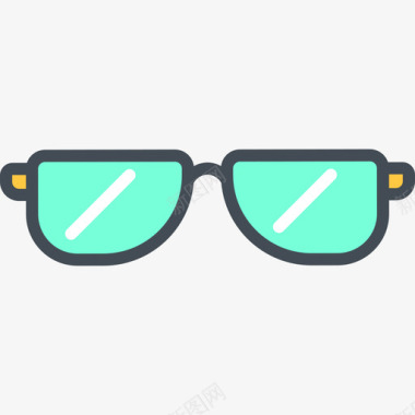 阅读眼镜管理19双色图标图标