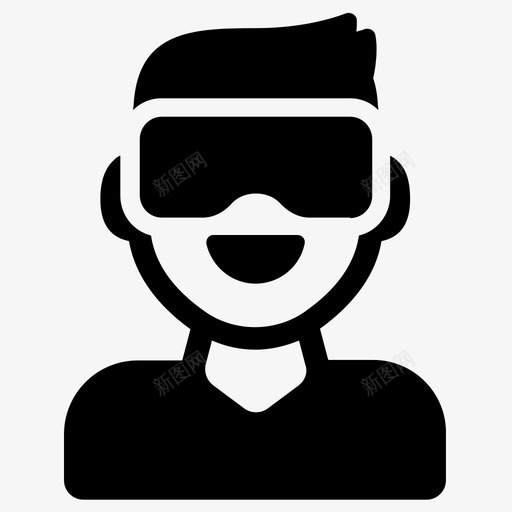 vr3d虚拟图标svg_新图网 https://ixintu.com 3d vr 虚拟 虚拟现实 虚拟眼镜