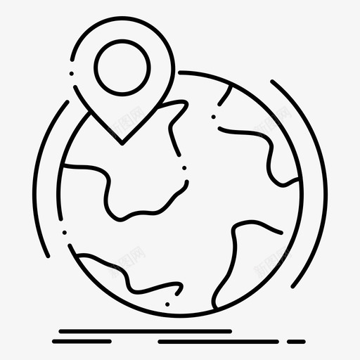 位置地球仪标记器图标svg_新图网 https://ixintu.com feb v4 位置 全球 地球仪 标记 界面 管脚 系列 网络