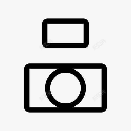 相机胶卷照片图标svg_新图网 https://ixintu.com 单反相机 四点圆形 照片 相机 胶卷