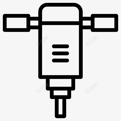 钻工建筑工业图标svg_新图网 https://ixintu.com 工业 建筑 钻工