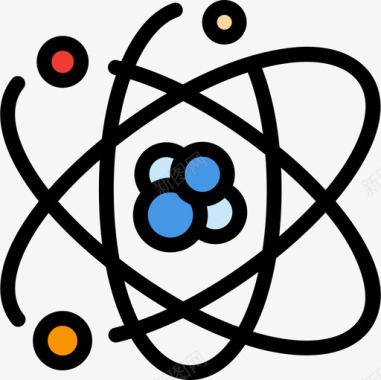 原子大学22线颜色图标图标