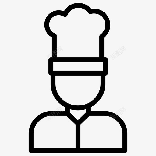 厨师食物美食图标svg_新图网 https://ixintu.com 厨师 厨房 美食 食物