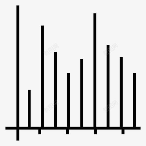 条形图柱状图数据分析锐利图标svg_新图网 https://ixintu.com 数据分析锐利 条形图 柱状图