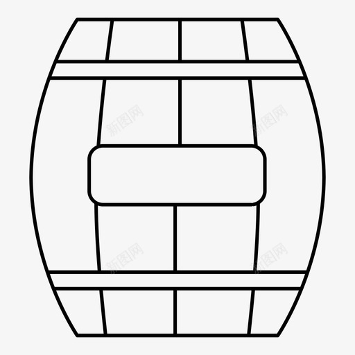 桶酒啤酒图标svg_新图网 https://ixintu.com 啤酒 桶 葡萄酒 蜂蜜 酒