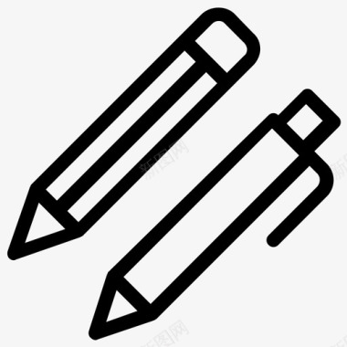 采购产品铅笔文具书写工具图标图标