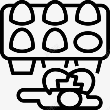 鸡蛋面包店46直系图标图标