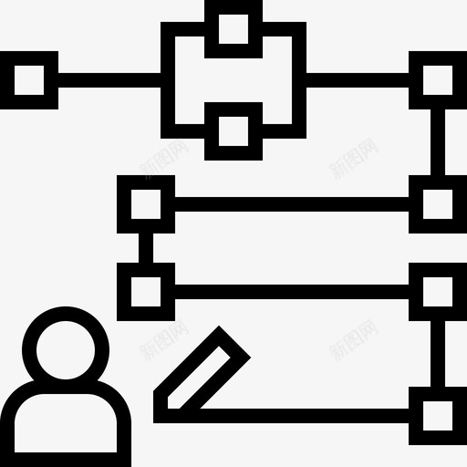 计划目标路线图图标svg_新图网 https://ixintu.com 业务 成功 战略 目标 计划 设置 路线图