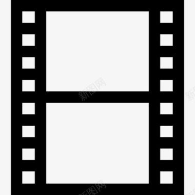 电影媒体技术10线性图标图标
