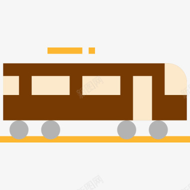 火车运输61平车图标图标